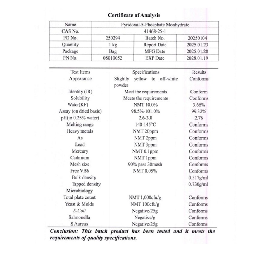 0039004 Vitamin B6 (Pyridoxal-5-Phosphate)